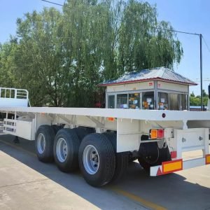 20ft – 53ft Tri Axle Flatbed Trailer for Sale in Tanzania