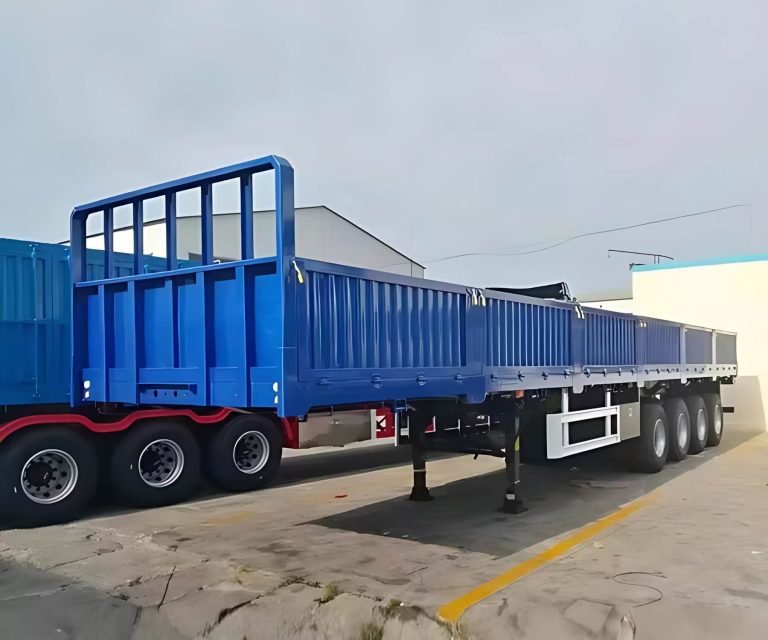 Heavy-Duty 3-Axle 40-Ton Cargo Fence Trailer for Sale in Kenya