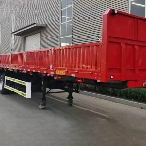 3-Axle 40ft Grain Transport Semi Trailer with Side Walls
