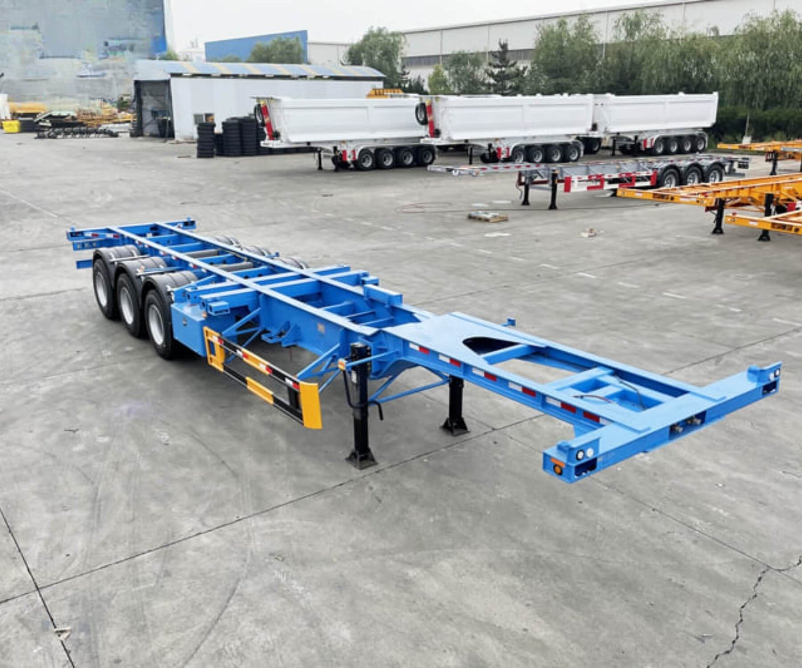 3-Axle Gooseneck Container Skeletal Trailer - Image 3