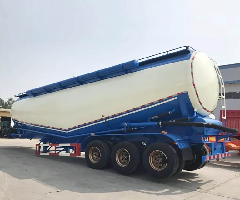 30 to 70 CBM Banana-Shaped Pneumatic & Dry Bulk Cement Bulker Trailers