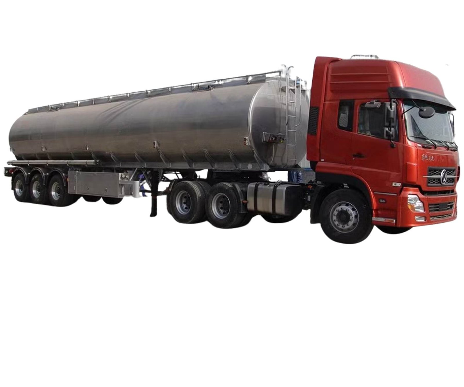 40,000L Stainless Steel Milk Tanker Trailer for Sale in Angola - Image 2