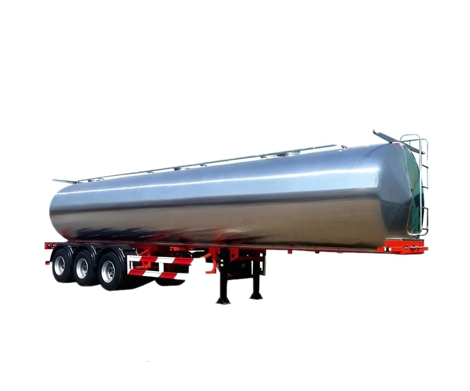 40,000L Stainless Steel Milk Tanker Trailer for Sale in Angola - Image 3