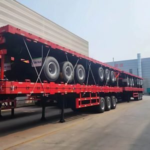 40ft 45ft 48ft Flat Deck Trailers For Sale in Nigeria