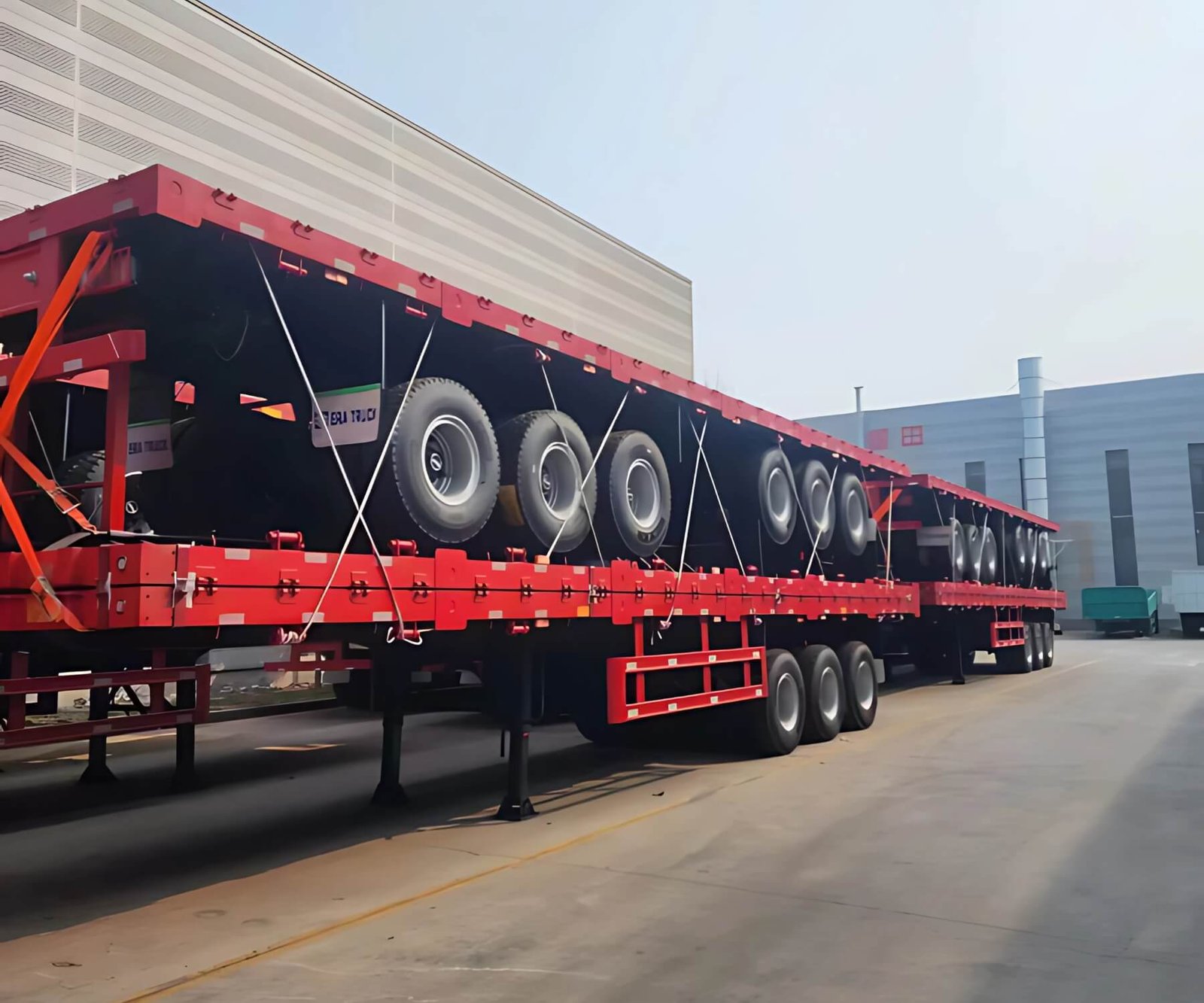 40ft 45ft 48ft Flat Deck Trailers For Sale in Nigeria