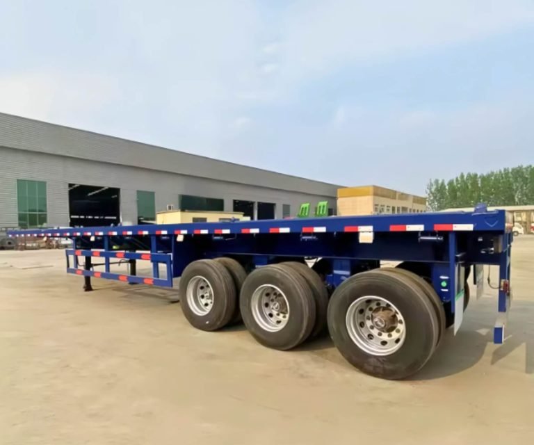 Heavy-Duty 45-Ton Cargo Transport Trailer