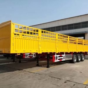 Heavy-Duty 50 Ton Cargo Fence Trailer for Sale