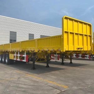 60 Ton Sidewall Semi Trailer with Dropside