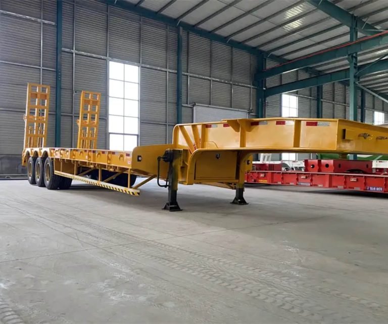 80 Ton Gooseneck Lowboy Trailer For Sale in Uganda