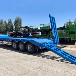 Luxerytrailers 30-100 Ton Extendable Flatbed Trailer for Sale In Angola