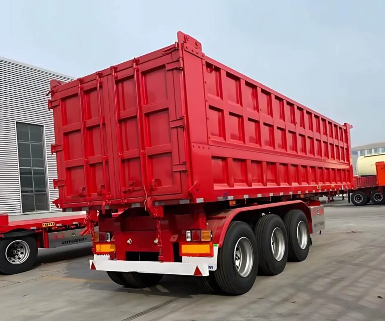 Heavy-duty Tri Axle Semi Tipper With Hydraulic U-Body for Sale in Senegal